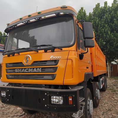 30ton 8X4 HOWO Shacman Gebruikte ophangwagen 380 pk 20cbm Automatische dumper voor mijnbouw