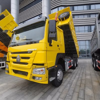 Hovo 6X4 LHD Gebruikte dumper met hydraulisch stuur en buisloze banden