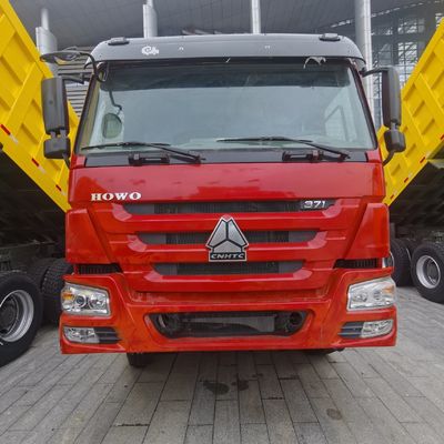 Paardenkracht 351-450 pk 6x4 Dump Truck met hydraulisch stuur en banden