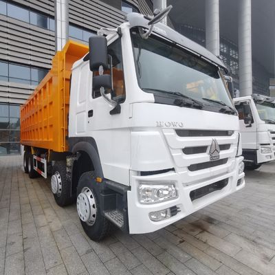 8×4 aandrijving Wiel Commercieel voertuig Dump truck met luchtophanging stoel en 600L brandstoftank