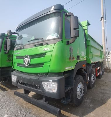 Foton-dumpper sleephalve aanhanger met hydraulisch stuur zwaar gebruikte dumptruck