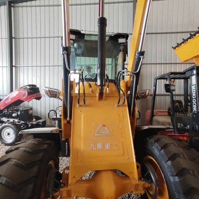 Volledige betaling Gele compacte laadmachine met Euro 5-motor voor nauwkeurige materiaalverwerking