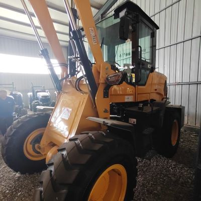 Volledige betaling Gele compacte laadmachine met Euro 5-motor voor nauwkeurige materiaalverwerking