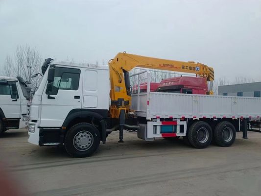 8X4 16t Hydraulische rechthoekige boomtruck gemonteerde kraan mobiele kraan truck