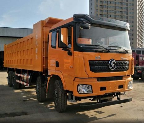 Gepersonaliseerde kleur 6X4 Dump Truck Hydraulische krachtassistent en Carbon Steel Cargo Box Materiaal