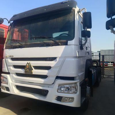 Volledige betaling zware 400 pk HOWO trekker aanhangwagen vrachtwagen met handgeschakeld type