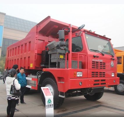 6X4 10 Wielen Weichai 371HP 430HP N Tx Sitrak Gebruikt 70 90 130ton HOWO Hydraulisch kantelend kantelmachine mijn dumper dump mijnbouw vrachtwagen