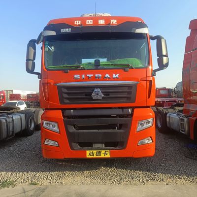 Krachtige Sinotruck Sitrak G7 CNG 6X4 Traktortruck 480 pk met een motorcapaciteit &gt; 8L