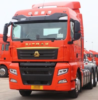 Handgestuurde gastractor in Nigeria Sinotruk Shandeka 6X4 Gebruikte Sitrak CNG