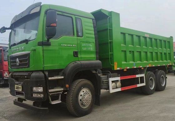 Hydraulisch stuur met krachtassistentie aangepaste kleur 6X4 Sinotruk Chassis Dump Truck