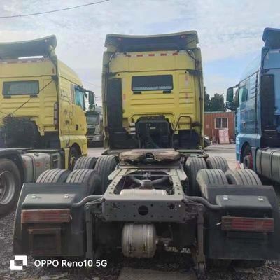 Comfortabele Air Seats Shande Truck Tractor voor Carbon Steel Cargo Box Trekking Semi-trailer