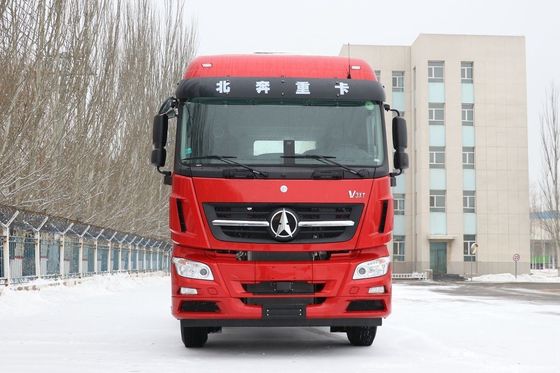 600L brandstoftank zware dumptruck luchtophanging tractor met handgeschakelde transmissie
