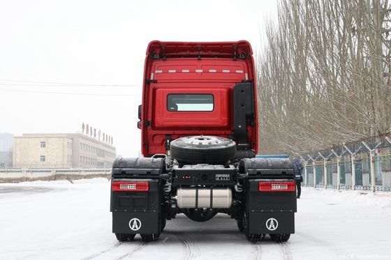 600L brandstoftank zware dumptruck luchtophanging tractor met handgeschakelde transmissie