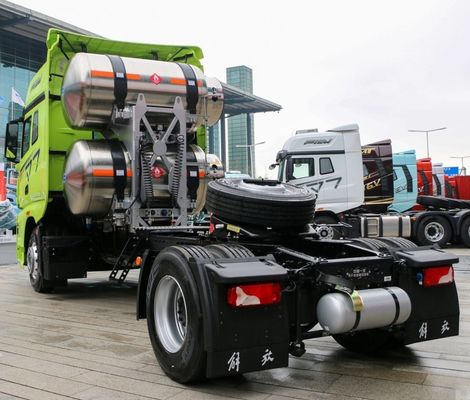 4*2 6*4 LNG CNG Traktorhoofd Prime Mover 380 420 460 510HP 6 10 Wielen Hoofd Traktor Truck