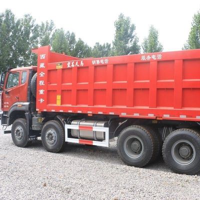 High Horsepower 8x4 Dump Truck met Sinotruk chassis en Hydraulische stuurbekrachtiging