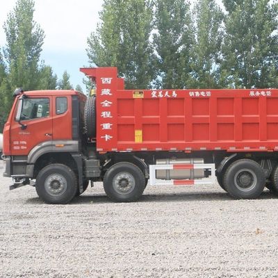 Zware vrachtwagen 8X4 vuilniswagen verkoop met hydraulische stuurbekrachtiging gemakkelijke aanvangsbetaling