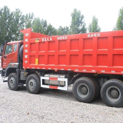 21-30t Cargo Box van koolstofstaal FAW 8X4 Truck met banden en hydraulisch stuurprogramma