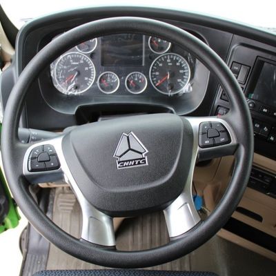 Elektrisch bediende vuilniswagen met Sinotruk-chassis Shacman en airconditionercabine