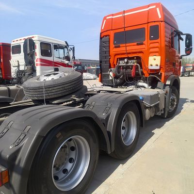 6×4 aandrijfiets handgeschakelde transmissie Haowo Heavy Duty Tractor Truck met luchtophanging