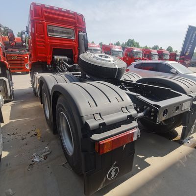 400L brandstoftank Shacman Traktortruck met handgeschakelde transmissie en luchtophangstoel