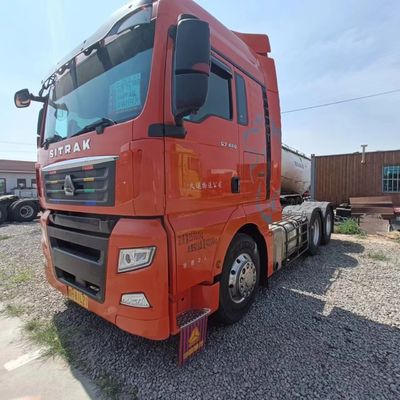 Carbon Steel Cargo Box De belangrijkste eigenschap van 480HP G7 HOWO Truck voor handgeschakelde transmissie