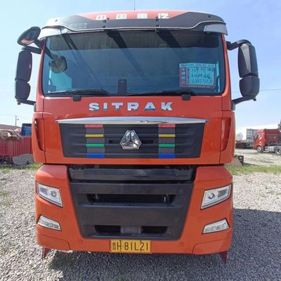 Carbon Steel Cargo Box De belangrijkste eigenschap van 480HP G7 HOWO Truck voor handgeschakelde transmissie