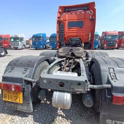 Carbon Steel Cargo Box De belangrijkste eigenschap van 480HP G7 HOWO Truck voor handgeschakelde transmissie