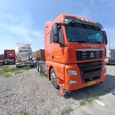 Carbon Steel Cargo Box De belangrijkste eigenschap van 480HP G7 HOWO Truck voor handgeschakelde transmissie