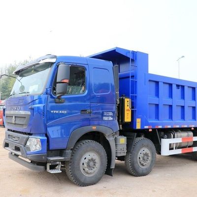 Euro 5 Sinotruck dumper met luchtophanging en zware tractoronderdelen