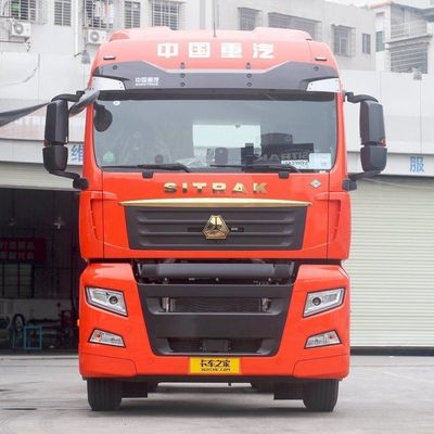Semi-aanhanger voor slepen 6X4 zware Shacman-truck met 1000L brandstoftank en zitplaatsen ≤5
