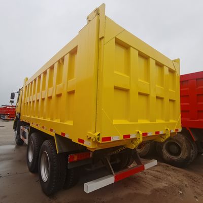 6X4 Off-Road Dump Truck Sinotruck Heavy Duty Hauler Truck met Cargo Box van koolstofstaal