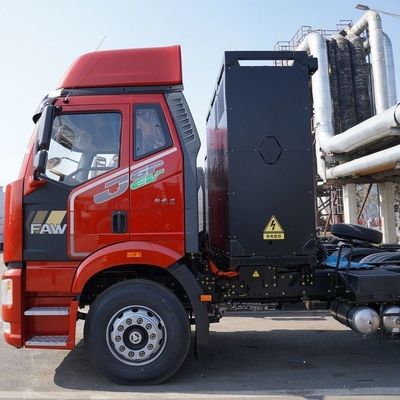 FAW Jiefang J6p zware vrachtwagen 6X4 zuiver elektrische wisseltractor met 12 handgeschakelde versnellingen