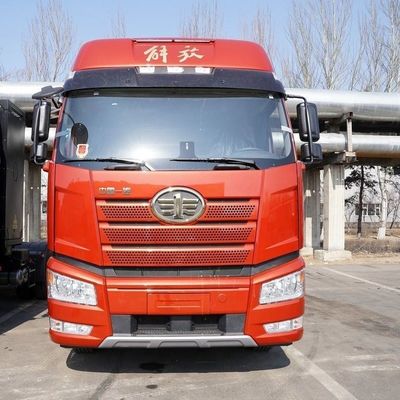 FAW Jiefang J6p zware vrachtwagen 6X4 zuiver elektrische wisseltractor met 12 handgeschakelde versnellingen