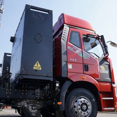 Vervoer van goederen Elektrische tractor FAW Jiefang J6p 6X4 460 pk met kilometers 100000 km