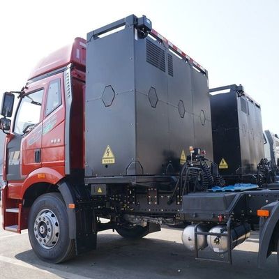 Vervoer van goederen Elektrische tractor FAW Jiefang J6p 6X4 460 pk met kilometers 100000 km