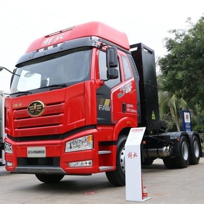 7.36m*2.55m*4m Grootte FAW Jiefang J6p 6X4 Pure Electric Exchange Tractor 460HP Euro 3