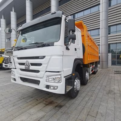 6.8x2.5x3.8m Shacman dumper voertuig met 400L brandstoftank en air suspension bestuurdersstoel