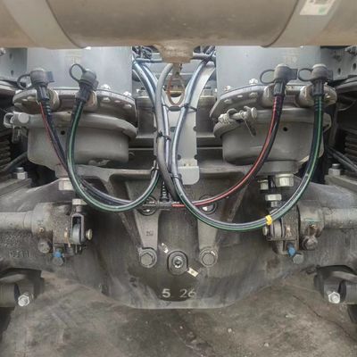 Voorste opheffingsvorm Dumping Type Heavy Duty Tractor Trailer met krachtige dieselmotor