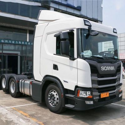 8700.000kg Scania National VI 450 pk G-serie 6X2r trekker model met handgeschakelde versnellingsbak