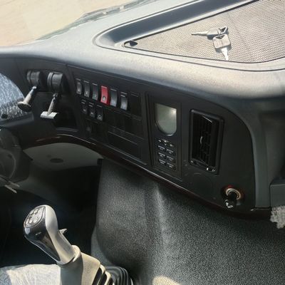 Krachthulp Hydraulisch stuur Gebruikte 6X4 dumptruck met banden en Sinotruk-chassis