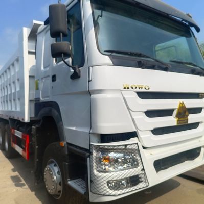 371 pk handgeschakelde transmissie Gebruikte Haowo 371 dumptruck met Sinotruk chassis en banden