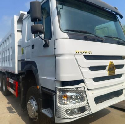 Dumptruck met handgestuurd stuur 6X4 met hydraulische stuur- en krachtondersteunende banden