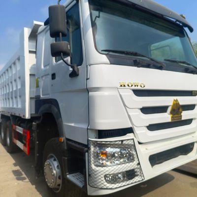 Voorste opheffing, dumptype schoon gebruikte Haowo 371 dumptruck met Sinotruk-chassis