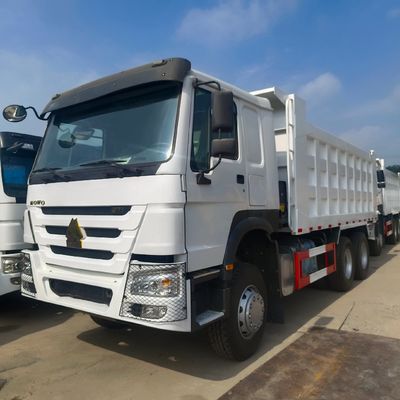Voorste opheffing, dumptype schoon gebruikte Haowo 371 dumptruck met Sinotruk-chassis