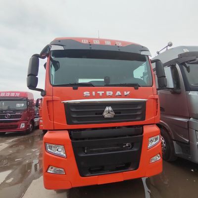 Handgeschakelde transmissie 6X4 Gebruikte Sitrak-tractor-truck voor goederenvervoer in goede staat