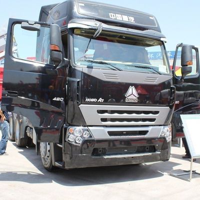 600L brandstoftank 420 pk 6x4 trekker met ≤5 zitplaatsen Nationale zware vrachtwagen HOWO A7-serie