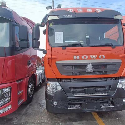 Aanvankelijke betaling 375 pk HOWO-tractortruck voor zware slepen- en halve aanhangwagens