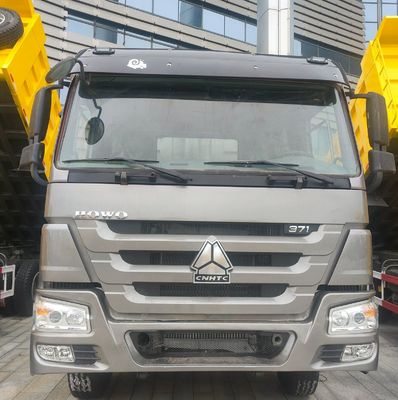 371 pk tweedehands HOWO Diesel 6 * 4 Dump Truck 10 Wielen 300 Tons Schraper of Rhd Handtransportvoertuig