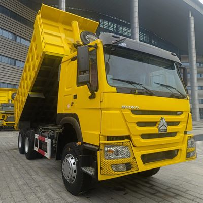 Heavy Duty HOWO Diesel Self Dumping Transport Truck 4-6L Motorcapaciteit en verzendkosten