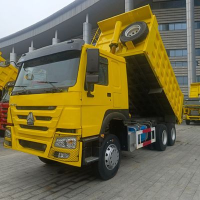 Heavy Duty HOWO Diesel Self Dumping Transport Truck 4-6L Motorcapaciteit en verzendkosten